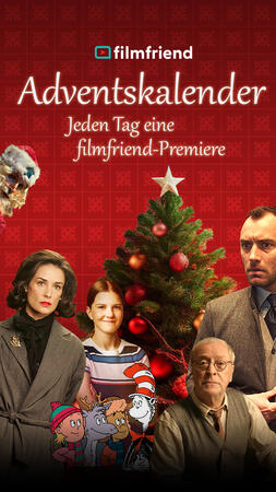 Werbebild zum "filmischen Adventskalender" bei filmfriend vom 1. bis zum 24. Dezember.
